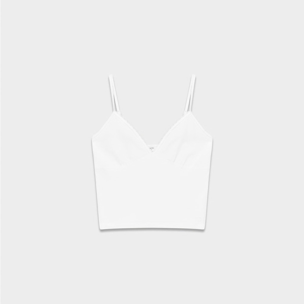 Aritzia Sunday Best Chill Angelina Camisole - White